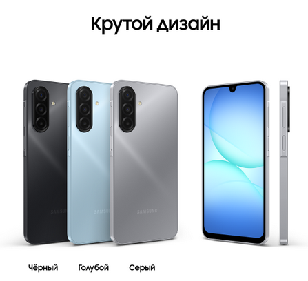 Смартфон Samsung Galaxy A17 4/128Гб, Global, Dual nano sim Blue