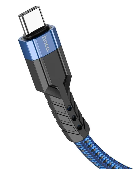 Кабель iPhone Lightning - USB 2.4A HOCO U110 1.2m Blue