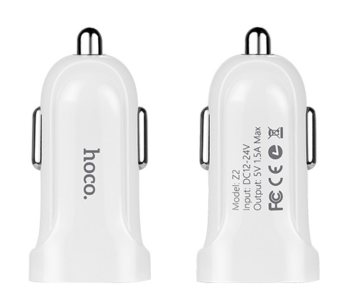 АЗУ micro 1.5A 1USB Hoco Z2 White