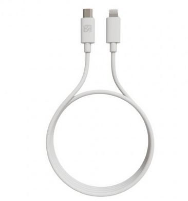 Кабель Depod Classic DC-008 для iPhone Lightning - Type-C, 27W, 2м, гарантия 1 год White