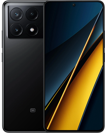 Смартфон Xiaomi Poco X6 Pro 5G 12/512Гб Global, Dual nano SIM, Black