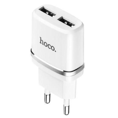 СЗУ блок 2,4A 2USB Hoco C12 White