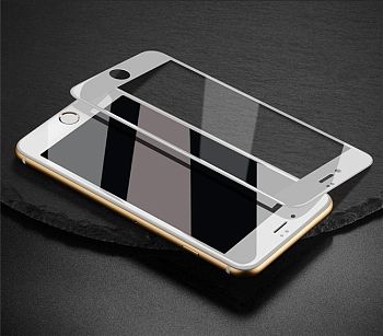 Стекло защитное iPhone 7/iPhone 8/iPhone SE 2020/iPhone SE 2022 Белое 3D G-Rhino