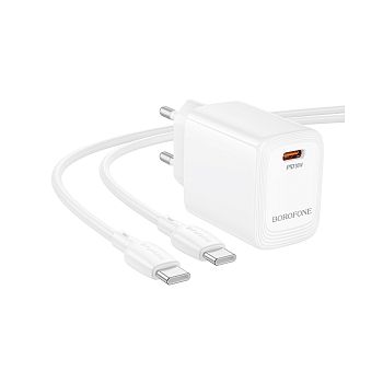 СЗУ Type-C 3.0A 30W Borofone BN28 Fuente White