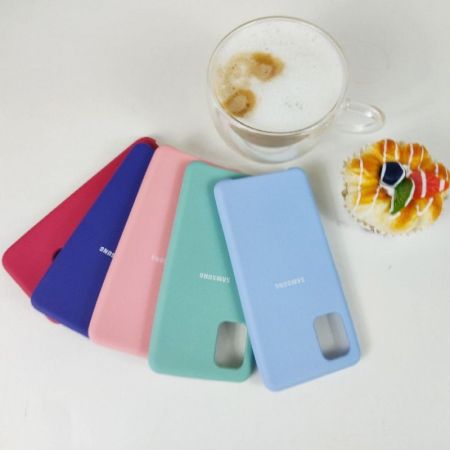 Накладка Samsung M315 silicon case розовая