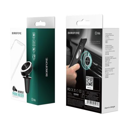Автодержатель Borofone BH6 Platinum Black