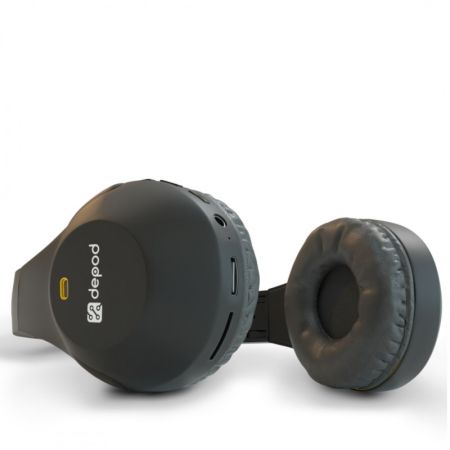 Наушники накладные Bluetooth Depod PULSE DBT-001, Bluetooth 5.3, черный