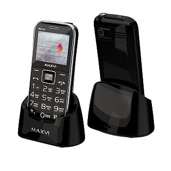 Мобильный телефон MAXVI B6ds up, 2.2”, 1450 mAh Черный+Док-станция