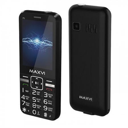 Телефон Maxvi P3 Black