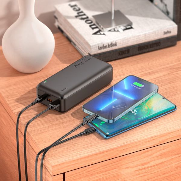 Внешний аккумулятор 30 000мАч Hoco J101B Astute PD20W Black