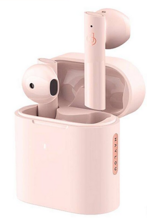 Наушники Bluetooth Haylou Moripods Pink
