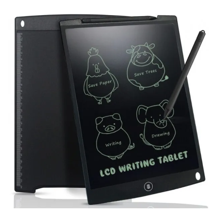 Планшет графический для заметок и рисования LCD Writing Tablet 12 black