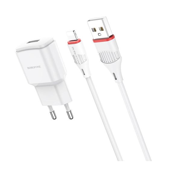 СЗУ Lightning 2,1A, 5W Borofone BA48A White