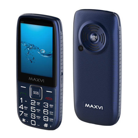 Мобильный телефон Maxvi B32, 3.2”,2 sim-карты, 2000 mAh Blue