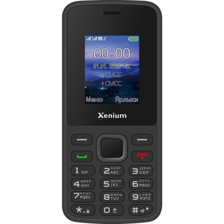 Мобильный телефон Philips Xenium X175, 1.77", 1700 мА*ч, черный