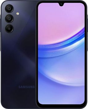 Смартфон Samsung SM-A155F Galaxy A15 4/128Гб (SM-A155FZBDCAU) темно-синий