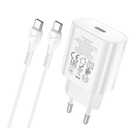 СЗУ Type-c 25W HOCO N22 White
