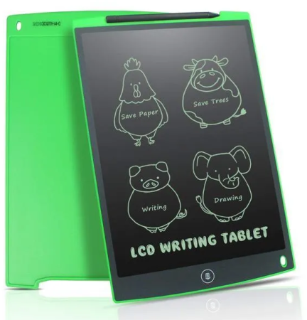 Планшет графический для заметок и рисования LCD Writing Tablet 12 Green