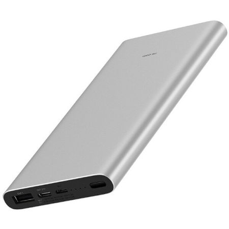 Внешний аккумулятор 10 000мАч Xiaomi Mi Power Bank 3 Fast Charge (PLM13ZM) Silver