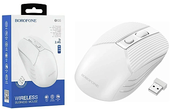 Мышь беспроводная Borofone BG5, 2.4G business White