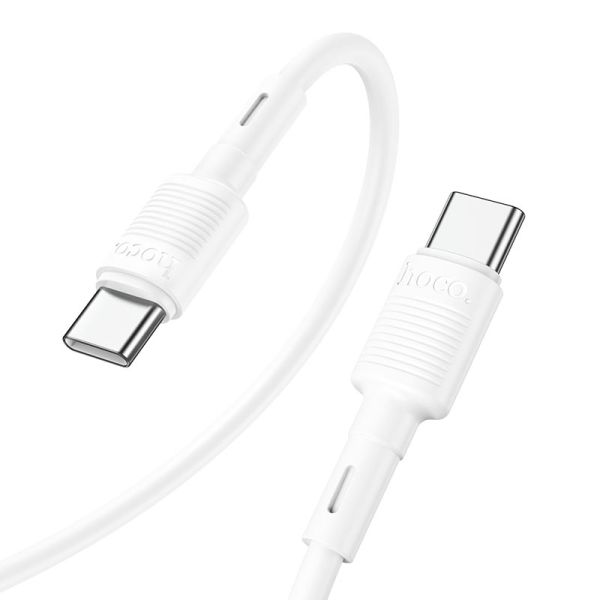 Кабель Type-C - Type-C 60W 3.0A  HOCO X83 Victory 1m White
