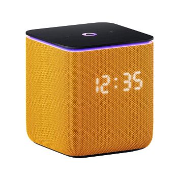 Умная колонка Яндекс Станция Миди с Алисой на YaGPT, с Zigbee, оранжевый (24Вт) (YNDX-00054GRY)