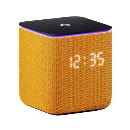 Умная колонка Яндекс Станция Миди с Алисой на YaGPT, с Zigbee, оранжевый (24Вт) (YNDX-00054GRY)