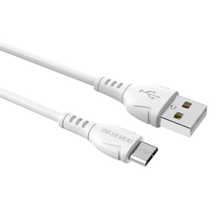 Кабель Micro USB  2.4A Borofone BX51 1m White
