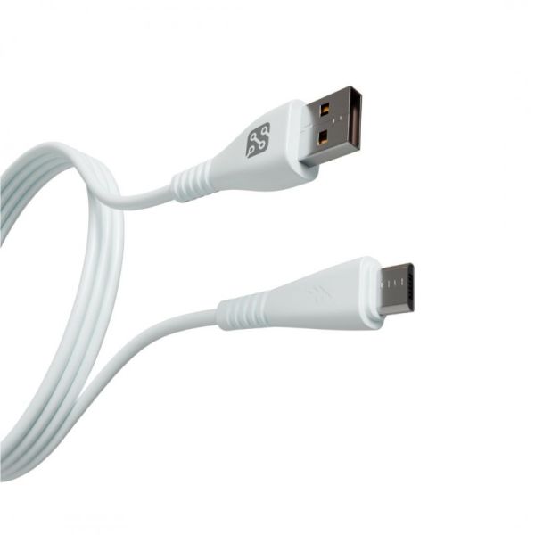 Кабель Depod DC-009 Micro - USB, 2.4A, 1м, гарантия 1 год White