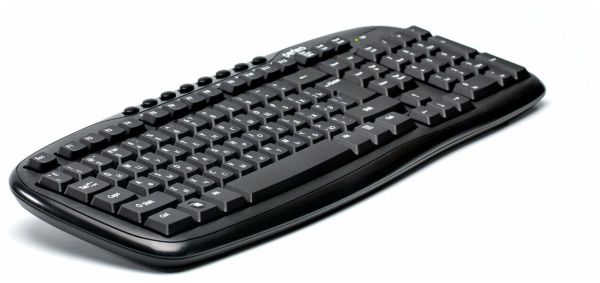 Клавиатура беспров. "ELLIPSE" Multimedia, USB, чёрная (PF-5000)