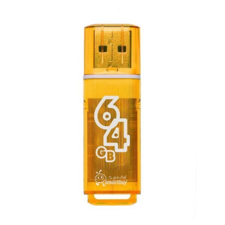  Flash USB 2.0 - 64Gb Smart Buy Glossy Orange