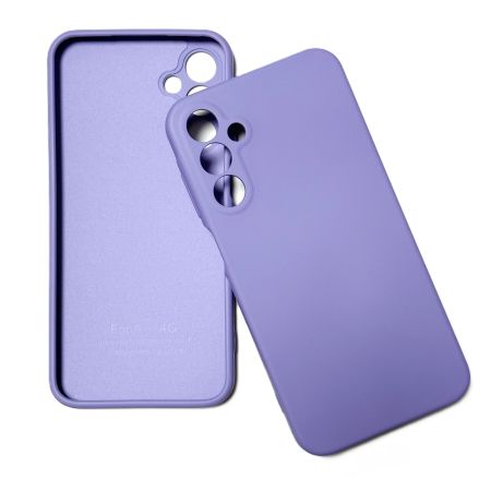 Накладка Samsung A05s лаванда с микрофиброй и закрытой камерой 