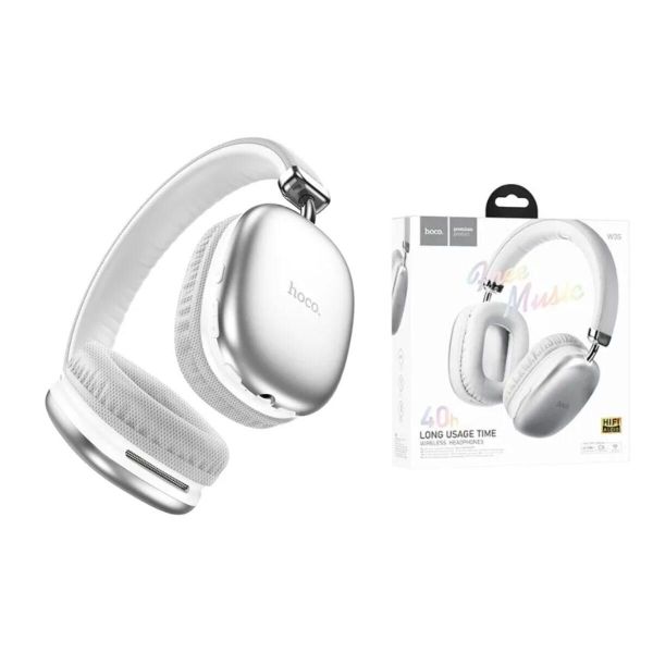 Беспроводные наушники Bluetooth HOCO W35 Silver