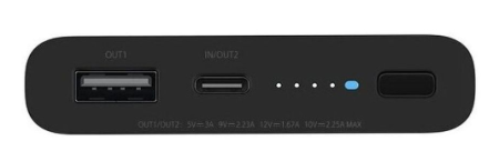 Внешний аккумулятор 10 000мАч Mi Power 10W (WPB15PDZM) Black