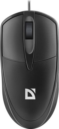 Мышь проводная DEFENDER Trace MB-989,1,2м,1000dpi Black
