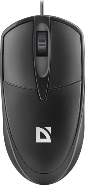Мышь проводная DEFENDER Trace MB-989,1,2м,1000dpi Black