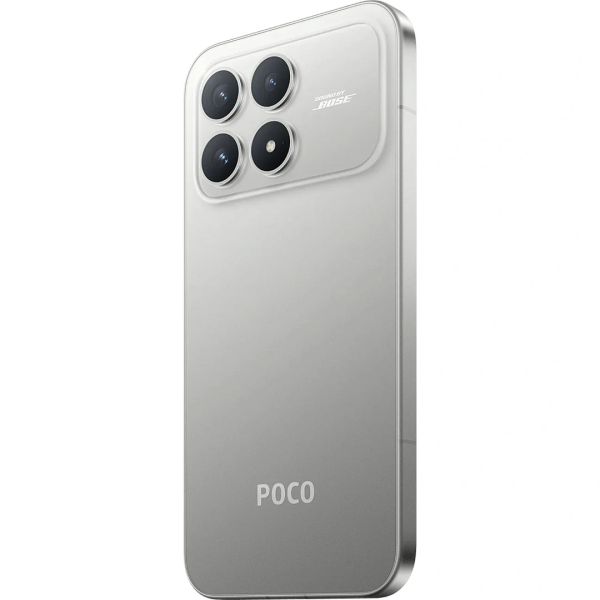 Смартфон Xiaomi Poco F8 Pro 12/512Гб, Global, Dual nano SIM,Titanium Silver