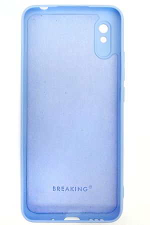 Накладка Xiaomi Redmi 9a фиолетовый с микрофиброй