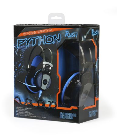  Наушники SmartBuy RUSH PYTHON SBHG-4000 Black-Blue