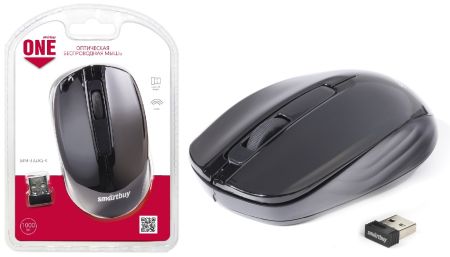 Мышь беспроводная SmartBuy SBM-332AG-K Black
