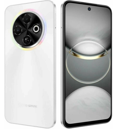 Смартфон Tecno Spark 30c, 4/128Гб, Dual nano SIM, Orbit White