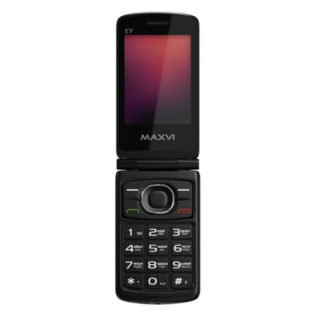 Мобильный телефон MAXVI E7, 2.8”, 2 sim-карты, 1000 mAh Красный