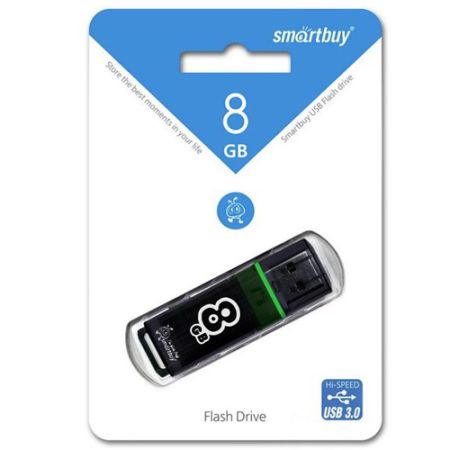 Flash USB 3.0 - 8Gb Smart Buy Glossy Gray