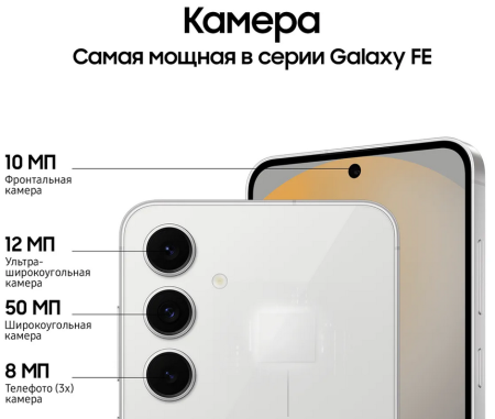 Смартфон Samsung Galaxy S24 FE 8/512Гб, Global, Dual nano Sim Gray