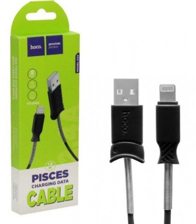 Кабель iPhone Lightning - USB 2.4A HOCO X24 1m Black