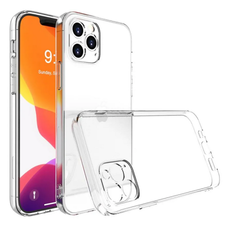 Накладка IPhone 14 pro max прозрачная затемненная силиконовая