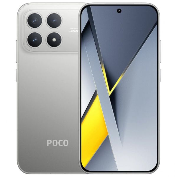 Смартфон Xiaomi Poco F8 Pro 12/256Гб, Global, Dual nano SIM,Titanium Silver