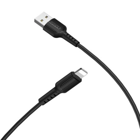 Кабель iPhone Lightning 2.0A Borofone BX16 Black