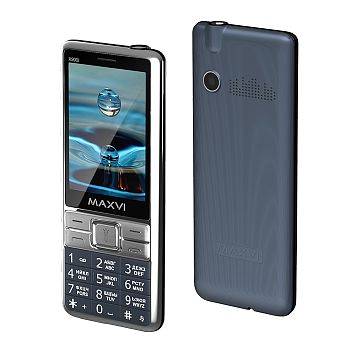 Мобильный телефон MAXVI X900i, 2.8”, 2 sim-карты,  1800 mAh Marengo