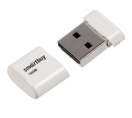 Flash USB 2.0 16Gb SmartBuy LARA series White